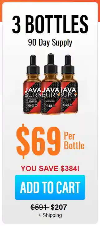 Java Burn 3 bottle discount package